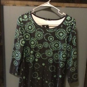 Green Paisley Tunic